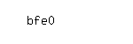Captcha: bfe0